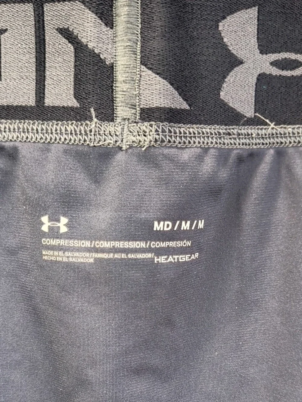 Under Armour Black Men’s Compression Heatgear Boxer Briefs Size M AE